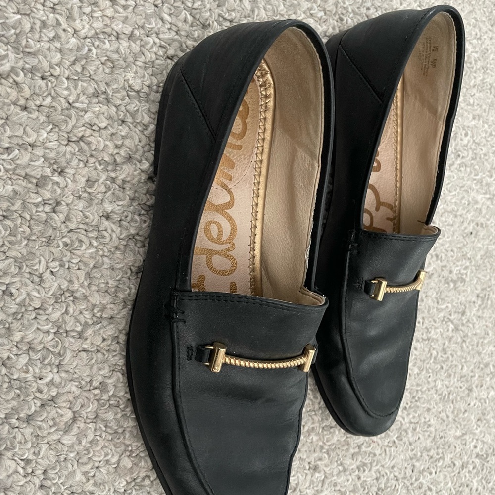 Sam Edelman Black Loafers - Picture 2 of 4